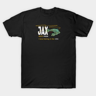 Jacksonville City Fishing Pier, JAX Pier T-Shirt